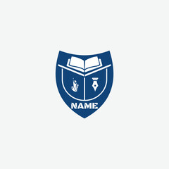 3521 educational logo school college university learning institute book academy organization