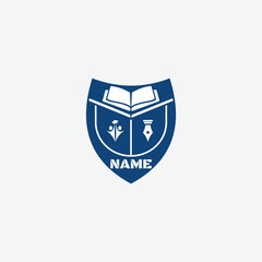 3522 educational logo school college university learning institute book academy organization