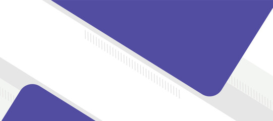 Business conferece banner vector, horizontal background template with layout text and empty space for photo, vector illustration