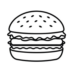fast food illustration