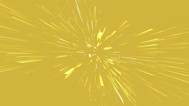 Explos&atilde;o de Luz Dourada Abstrata