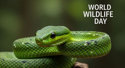 Fototapeta premium Captivating Vibrant Corn Snake on Natural Stone Background for World Snake Day