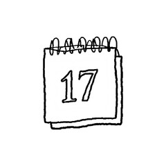 Calendar Icon Perfect Black Background: Versatile and Elegant Design Element