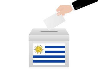 Election in Uruguay. Election Concept. Vector Illustration.