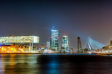 Rotterdam, city skyline