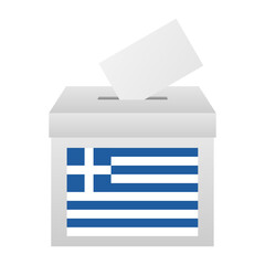 Election in Greece. Election Concept. Vector Illustration.