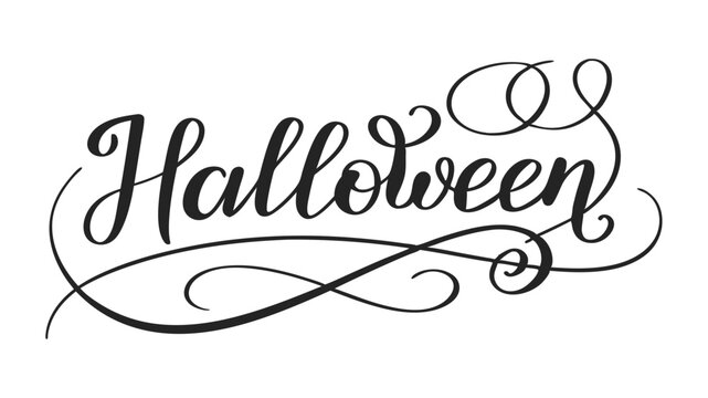 Elegant Halloween Calligraphy Spooky Script Font Design