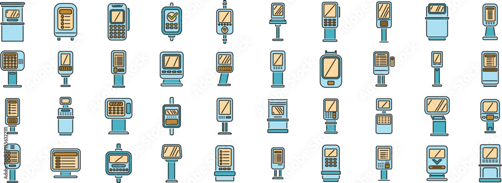 Poster various payment terminals and pos systems facilitating efficient and secure transactions in modern r