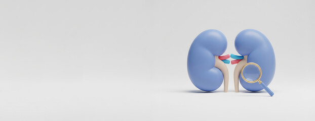 3D Model of Human Kidneys with Arterial System – Perfect for Healthcare, Medical Presentations, or Kidney Awareness.
