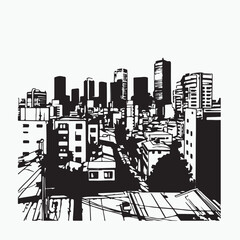 urban city background