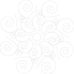 abstract floral background with swirls