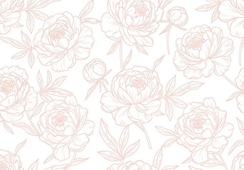 Delicate Peony Floral Design