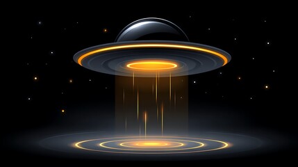 UFO in space