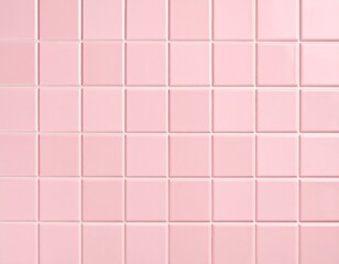 ピンク色の正方形のタイルのシームレス背景