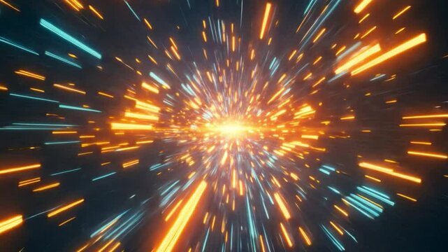 Hyperspace Journey: A Digital Visualization of Light Speed Travel