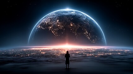 Vast space, Earth, city