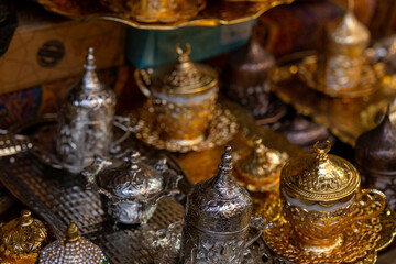 traditional turkish coffee pots