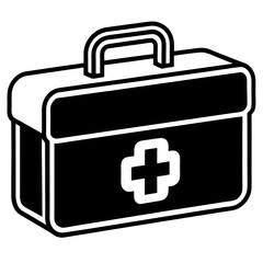 Emergency Kit Silhouette Art