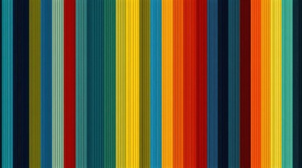 Obraz premium Coastal paradise colorful stripe patterns for your beach towel design