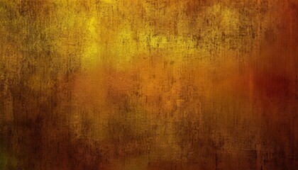 Obraz premium grunge textured golden orange background with burnt edge lighting for vintage poster or rustic branding design