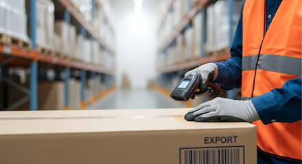 Efficient Warehouse Management Streamlining Inventory with Barcode Scanning Technology