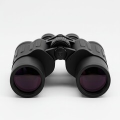 binoculars on white background
