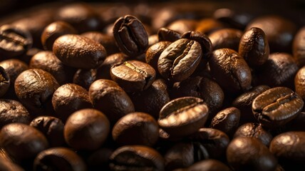 Fototapeta premium roasted coffee beans