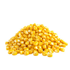 Fototapeta premium Pile of golden yellow corn kernels.