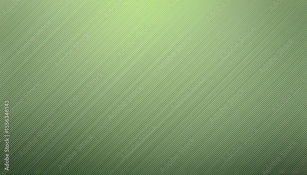 Wall mural diagonal green gradient lines background with soft light effect and abstract texture for modern web 