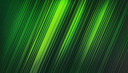 vivid green diagonal light streaks on dark background with abstract glow pattern for web design or tech branding


