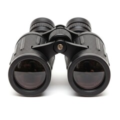binoculars on white background