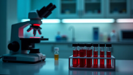 insulin medical research and research medical paper Serious concentrated female microbiologist in sterile and safety goggles sitting at table and dropping reagent research in laboratory