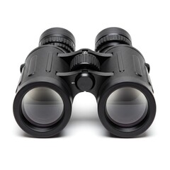 binoculars on white background