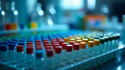 research medical equipment test and biochemistry microscope insulin medical research team science laboratory test tubes , lab equipment