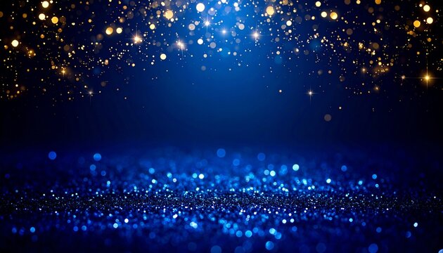 青とゴールドのラグジュアリーコピースペース素材２