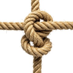 rope on a white background