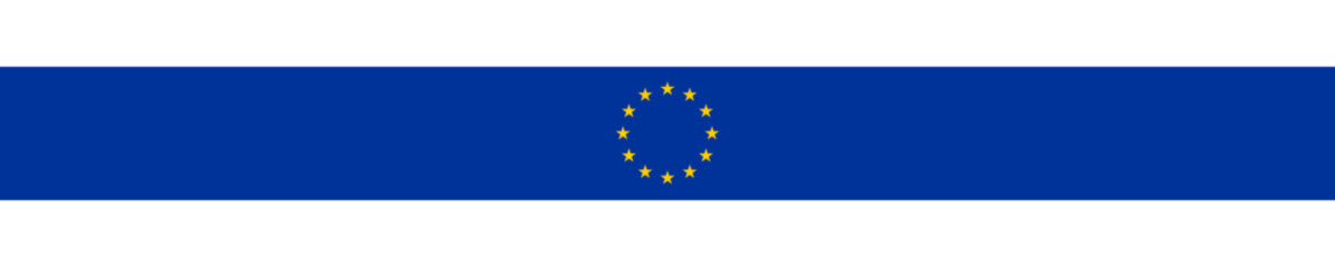 European union flag ribbon