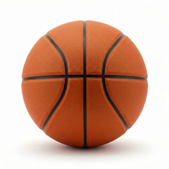 Fototapeta premium basketball ball isolated on white background 