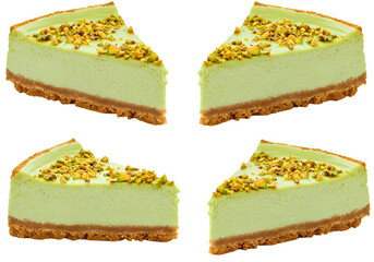 Delicious Pistachio Cheesecake Slices: Perfect for Dessert