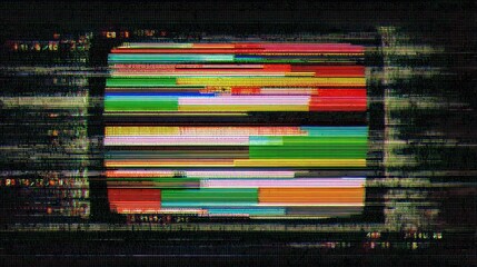 Develop a title screen reminiscent of old VHS tapes, featuring static noise, timecode overlays, and retro typography