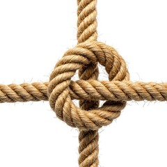 rope on a white background