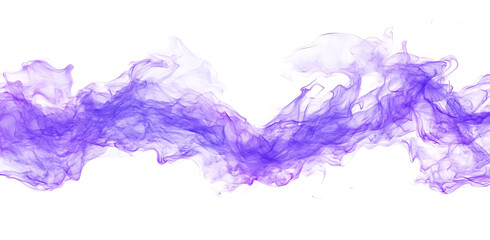 purple smoke on white background
