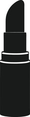 Lipstick silhouette Vector Illustration  on White Background