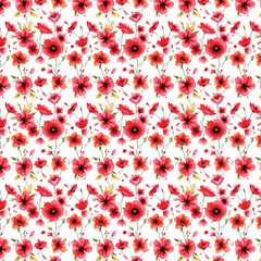 Lovely and Beautiful Spring Flowers Pattern for Fabric, Wallpaper, and More