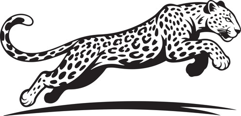 Panther Silhouette vector illustration