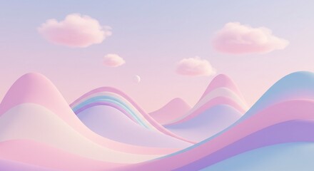 abstract colorful background with clouds