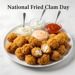 Celebrate National Fried Clam Day with Crispy Delights and Delicious Dipping Sauces A Culinary Celebration of Flavor
