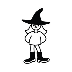 Whimsical halloween witch s boot illustration featuring a pointed toe buckle detail and a magical festive design perfect for seasonal decorations