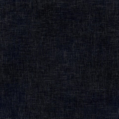 Black linen fabric texture seamless pattern