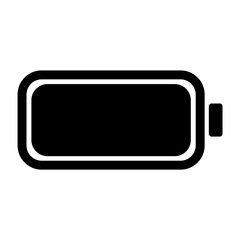 battary icon for mobile concept and web apps icon. Transparent outline, thin line icon for website design and mobile, app development